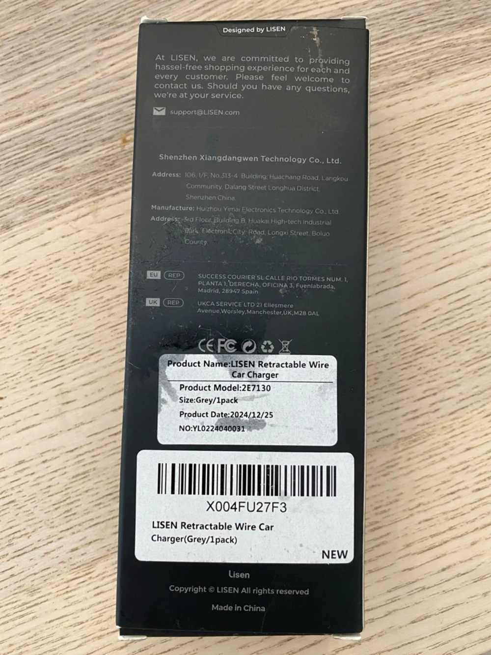 Gray USB Car Charger Combo